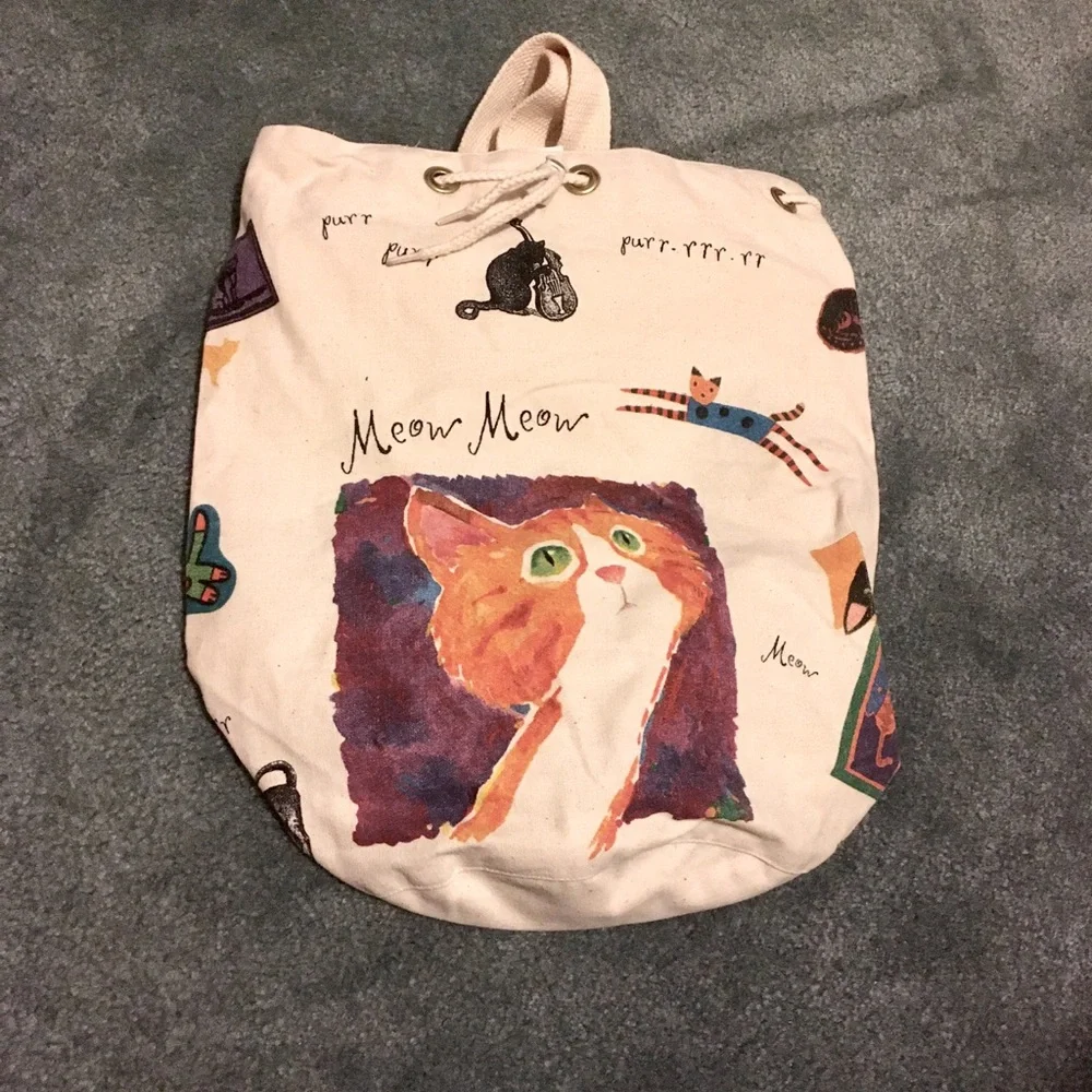 3/$20 Cat lover’s backpack - Picture 1 of 6